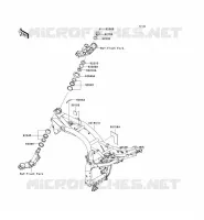 CH&Acirc;SSIS pour Kawasaki Z750 ABS