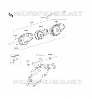 COMPTEURS pour Kawasaki Z750 ABS