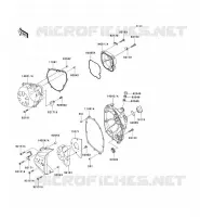 COUVERCLES MOTEUR pour Kawasaki Z750 ABS