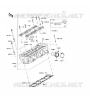 CULASSE pour Kawasaki Z750 ABS