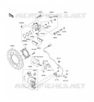 FREIN ARRIERE pour Kawasaki Z750 ABS