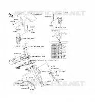GARDE BOUE pour Kawasaki Z750 ABS