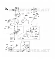 GUIDON pour Kawasaki Z750 ABS