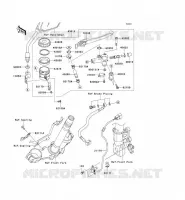 MAITRE CYLINDRE AV pour Kawasaki Z750 ABS
