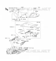 SELLE pour Kawasaki Z750 ABS