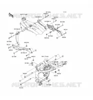 SUPPORT MOTEUR pour Kawasaki Z750 ABS