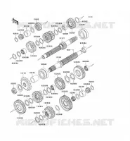 TRANSMISSION pour Kawasaki Z750 ABS