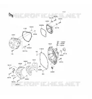 COUVERCLES MOTEUR pour Kawasaki Z750R