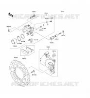 FREIN ARRIERE pour Kawasaki Z750R