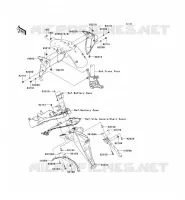 GARDE BOUE pour Kawasaki Z750R