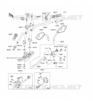 GUIDON pour Kawasaki Z750R