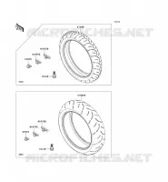 PNEUS pour Kawasaki Z750R