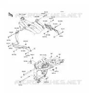 SUPPORT MOTEUR pour Kawasaki Z750R