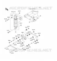 SUSPENSION/AMORTISSEUR pour Kawasaki Z750R