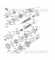 TRANSMISSION pour Kawasaki Z750R