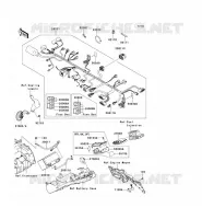 CHASSIS EQUIPMENT ELECTRIQUE pour Kawasaki Z750R ABS