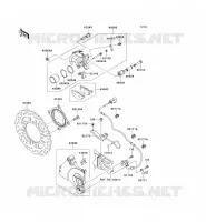 FREIN ARRIERE pour Kawasaki Z750R ABS