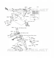 GARDE BOUE pour Kawasaki Z750R ABS