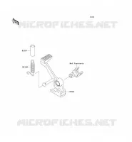 PEDALE DE FREIN pour Kawasaki Z750R ABS