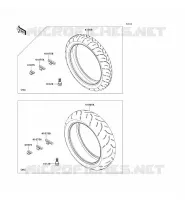 PNEUS pour Kawasaki Z750R ABS