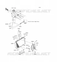 RADIATEUR pour Kawasaki Z750R ABS