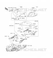 SELLE pour Kawasaki Z750R ABS