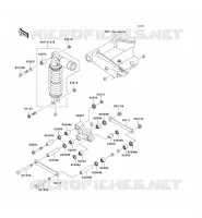 SUSPENSION/AMORTISSEUR pour Kawasaki Z750R ABS