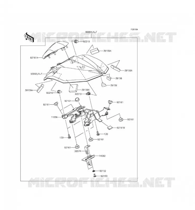 ACCESSOIRE (COUVRE SELLE) Kawasaki MOTOS 800 2015 Z800  ZR800AFF