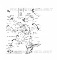 RESERVOIR CARBURANT pour Kawasaki Z800 ABS