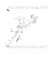 BEQUILLES pour Kawasaki Z800 ABS