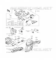 CHASSIS EQUIPMENT ELECTRIQUE pour Kawasaki Z800 ABS