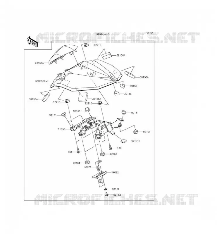 ACCESSOIRE (COUVRE SELLE) Kawasaki MOTOS 800 2015 Z800  ZR800CFF