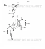 BEQUILLES pour Kawasaki GPZ1000RX