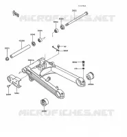 BRAS OSCILLANT pour Kawasaki GPZ1000RX
