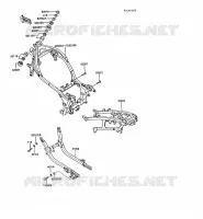 CH&Acirc;SSIS pour Kawasaki GPZ1000RX