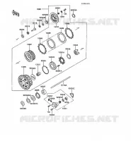 EMBRAYAGE pour Kawasaki GPZ1000RX