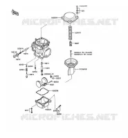 PI&Egrave;CES DE CARBURATEUR pour Kawasaki GPZ1000RX