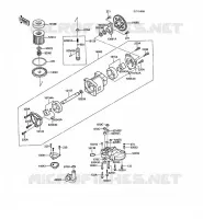 POMPE A HUILE pour Kawasaki GPZ1000RX