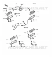 REPOSE PIED pour Kawasaki GPZ1000RX