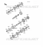 TRANSMISSION pour Kawasaki GPZ1000RX