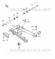 BRAS OSCILLANT pour Kawasaki GPZ1000RX