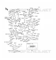 CARENAGE INFERIEUR pour Kawasaki GPZ1000RX
