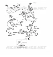 CARENAGE pour Kawasaki GPZ1000RX