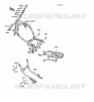 CH&Acirc;SSIS pour Kawasaki GPZ1000RX