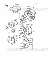 COUVERCLES MOTEUR pour Kawasaki GPZ1000RX
