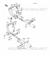 &Eacute;CHAPPEMENT pour Kawasaki GPZ1000RX