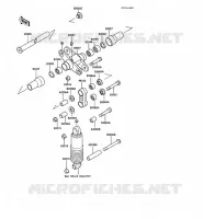 SUSPENSION pour Kawasaki GPZ1000RX