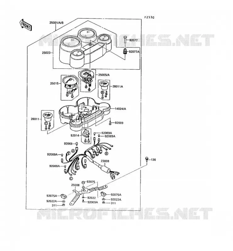 COMPTEURS Kawasaki MOTOS 1000 1990 ZX-10  ZX1000-B3