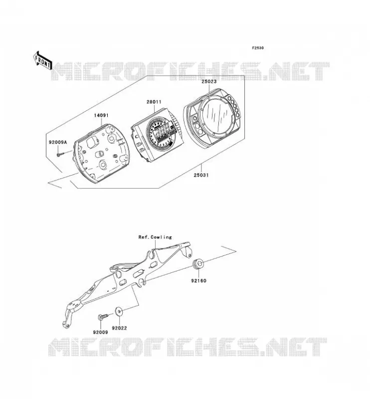 COMPTEURS Kawasaki MOTOS 1000 2005 NINJA ZX-10R  ZX1000-C2