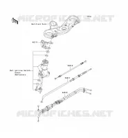 CABLES pour Kawasaki NINJA ZX-10R
